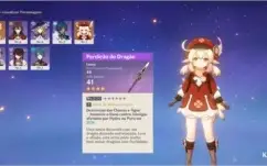 Genshin Impact NA AR7 Klee, Beidou, Xingqiu+PerdiçãoDoDragão