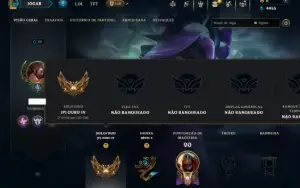 Ouro 4 com 55 Champs e 22 Skins