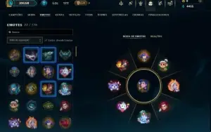 Ouro 4 com 55 Champs e 22 Skins