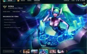 Conta Diamond1 com 128 campeões e 134 skins