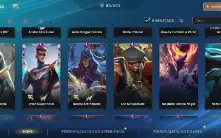 Conta wild wift com banner de grão mestre e passes comprados