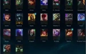 Conta de league of legends- 22 campeões 3 skins unranked