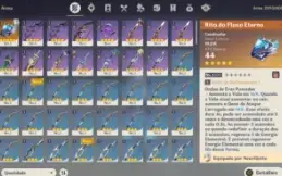 Genshin AR10 Neuvillete + Arma Assinatura + Tighnari