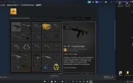 vendo conta steam+conta cs go com prime e skins