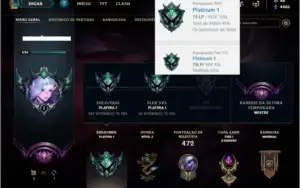 Conta platina 1 (mestre season passada) com Ryze Triunfante