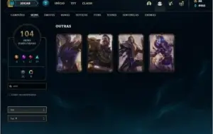 Conta platina 1 (mestre season passada) com Ryze Triunfante