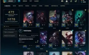 Conta platina 1 (mestre season passada) com Ryze Triunfante
