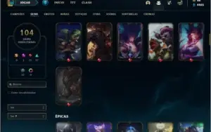 Conta platina 1 (mestre season passada) com Ryze Triunfante