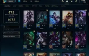 Conta platina 1 (mestre season passada) com Ryze Triunfante
