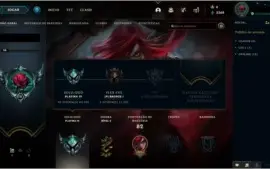 Conta SMURF 75% WINRATE PLAT 4