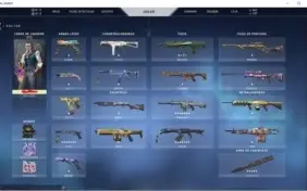 Conta criada desde o beta com muitas skins!