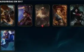 Conta Gold 1 126 campeões 73 skins