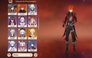 Vendo conta xiao C1+yae miko+venti C1+baal+zhongli mais 8 5*