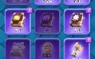 triple account advanced and maxed clash Royale, coc,brawl st