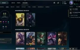 CONTA LOL FALTA MD10 MUITOS CHAMPS E SKINS
