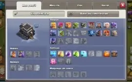 cv9 quase full, clash of clans