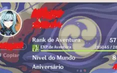 Vendendo conta de genshin (incluso skin Ayaka)