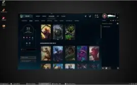 Conta League of Legend Ex Platina Gold 3  lv 74 varias skins