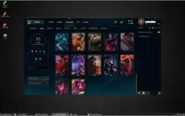Conta League of Legend Ex Platina Gold 3  lv 74 varias skins