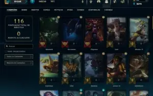 Prata 4 com 70 Champs e 33 Skins + 9 Espolios