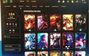 Conta lol 184 skins