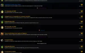 Conta de world of warcraft colecionador