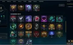 Conta Gold 1 (winrate altissimo) 84 Campeões - 24 skins