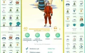 Conta Pokemon Go Nível 40