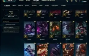 Conta LOL, lvl 40, sem rank e com MTS Frag de SKIN