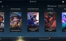 WILD RIFT 37 SKINS; DIAMANTE 2 (QUASE 1); WILD CORES NEGATIV