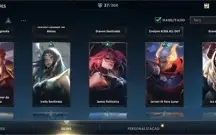 WILD RIFT 37 SKINS; DIAMANTE 2 (QUASE 1); WILD CORES NEGATIV