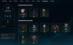 Conta Esmeralda 4, 75skins e quase full champ!
