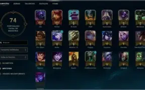 Conta League of Legends - Bronze 4 + 22 Campeões e Skins+