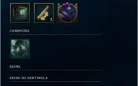 Conta League of Legends - Bronze 4 + 22 Campeões e Skins+