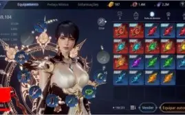 Conta Mir4 lvl 68 70k de poder, poder de mineração mais 40%