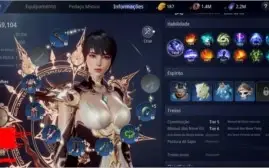 Conta Mir4 lvl 68 70k de poder, poder de mineração mais 40%