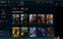 Conta League of Legends - PLATINA 3 - Level 39