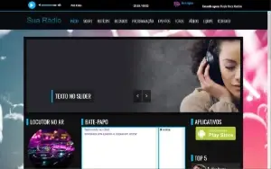Web Site Administrável Para Rádio BS