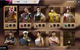 Conta FreeFire  Vários personagens e Equipamentos !!