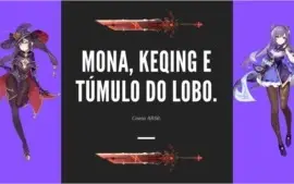 CONTA AR 30+ MONA + KEQING + TUMULO DO LOBO