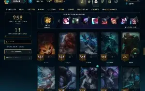 Unranked com 80 Champs e 23 Skins