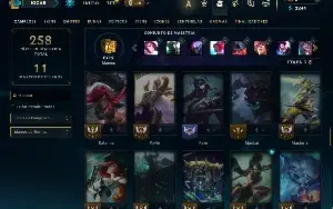 Unranked com 80 Champs e 23 Skins