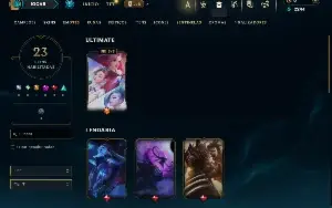 Unranked com 80 Champs e 23 Skins