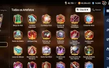 Conta de epic seven com 3 ML+ 14 k de gemas+ 900 folhas