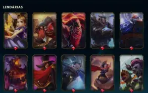 Conta Lol - Lvl 181 - 155 Skins