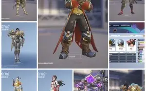 Overwatch lvl 290|5 Golden Guns|+35 skins Lendárias|Platina
