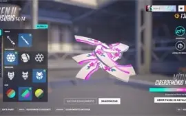 Overwatch lvl 290|5 Golden Guns|+35 skins Lendárias|Platina