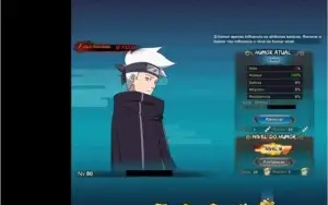 Conta naruto online, LVL 80, 33k FC Ninjas limitados