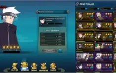 Conta naruto online, LVL 80, 33k FC Ninjas limitados