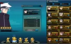Conta naruto online, LVL 80, 33k FC Ninjas limitados